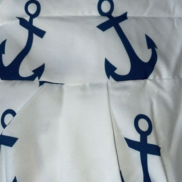 Nautical Button Down  Blouse Top Shirt Ocean Vacation Beach NWT - Picture 7 of 8